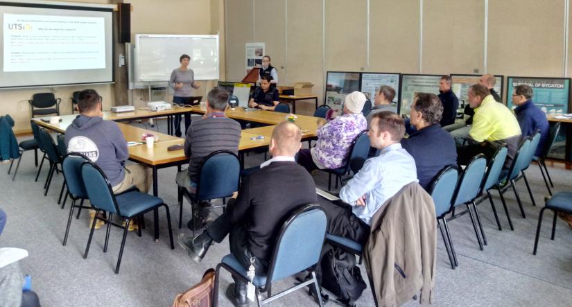 Photo of oyster industry workshop