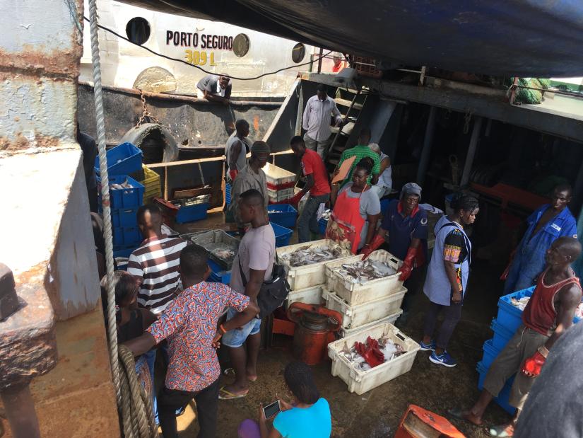 Raymond Ayilu fishing community
