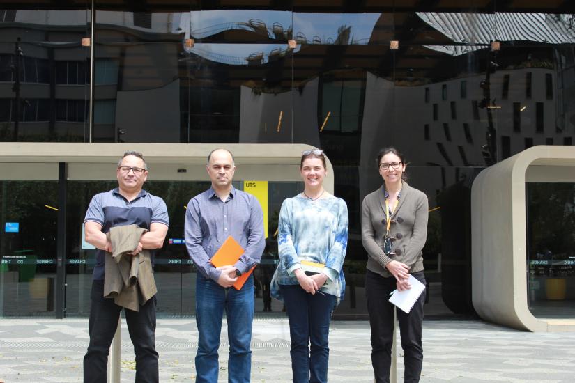 Professor Aniela Wozniak and UTS host academics