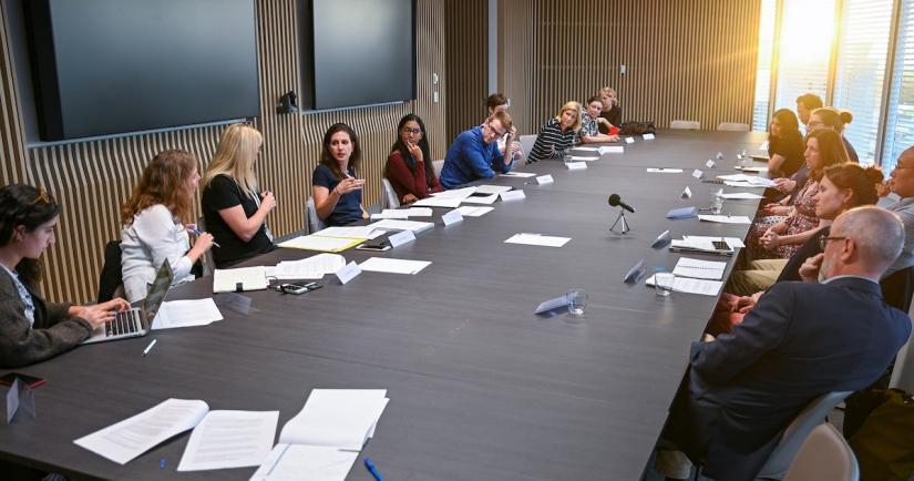 Roundtable participants in-discussion