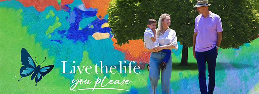 Live the Life you pelase promotional poster