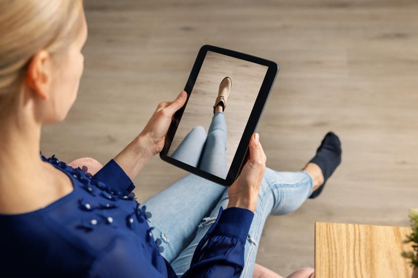 online fitting room for shoes