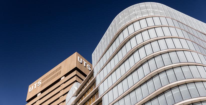 UTS Building 1 & 2, Tower & UTS Central exterior landscape