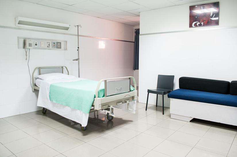 Photo of hospital bed