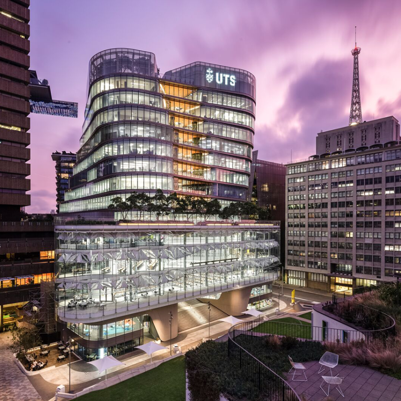 UTS Central at night