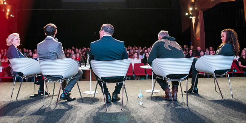 Panel discussion at the 2023 UTS Reconciliation Week event