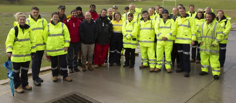 Terrigal Beach water quality audit team