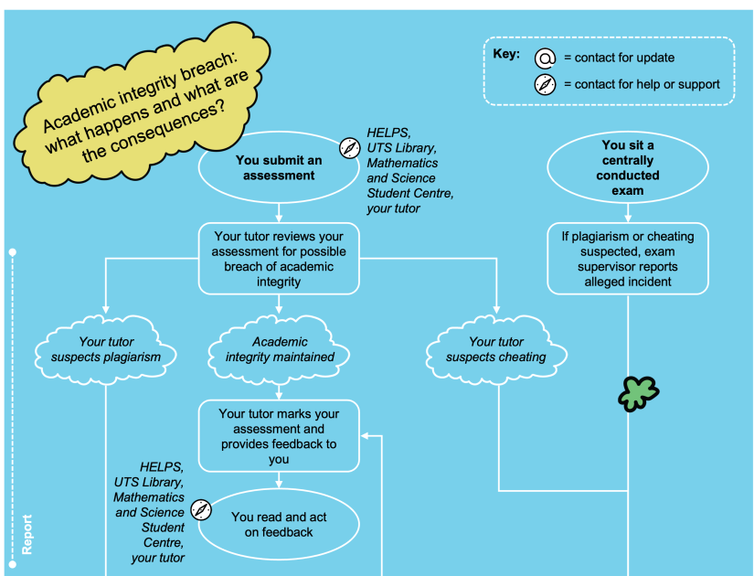 Flowchart of academic integrity breach