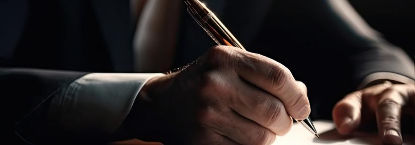 signing a document. Adobe Stock image