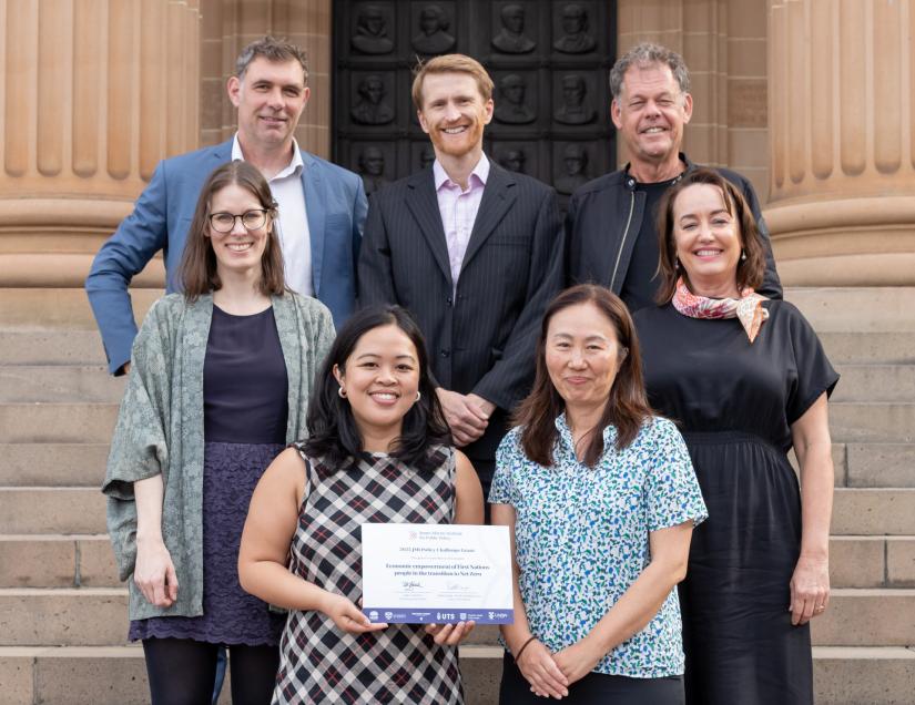 A group shot picturing the UTS research team