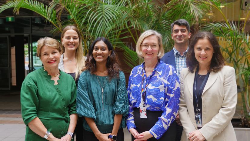 Some of the award and citation recipients with Professor Kylie Readman, Deputy Vice-Chancellor