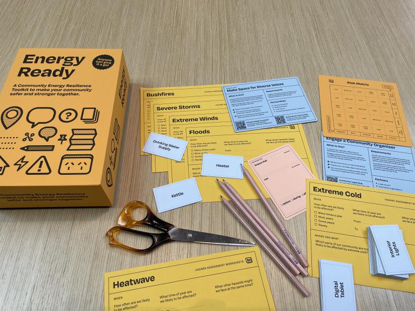 The Energy Ready Toolkit layed out