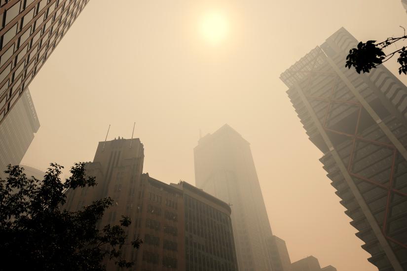 Bushfire smoke in Sydney Oct 2019. Adobe Stock