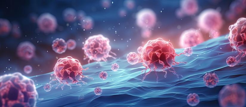 AI generated image of cancer cells