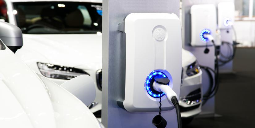 Photo of EV charging station