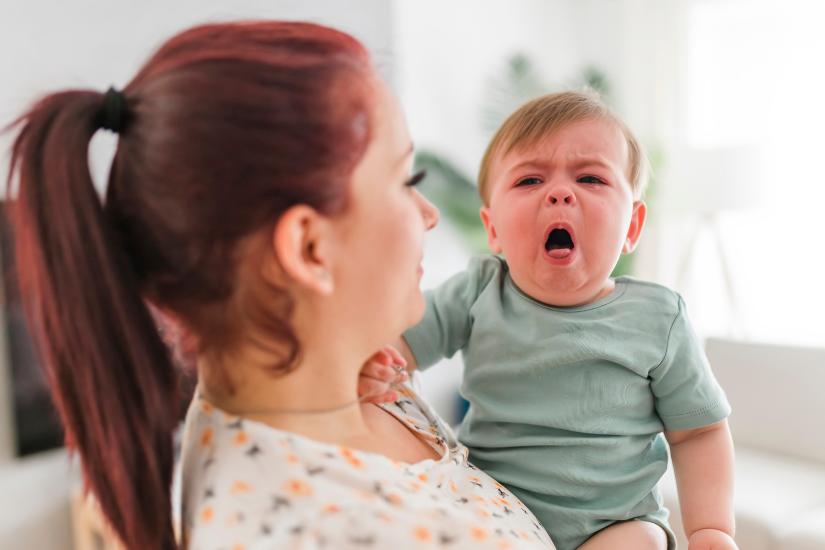 Coughing baby