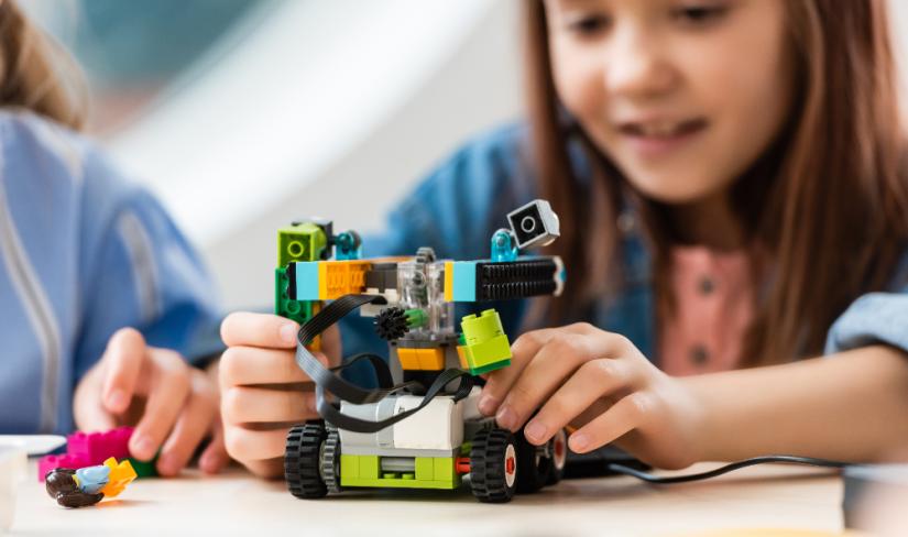 girl with robotics