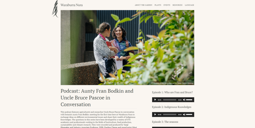 Podcast: Aunty Fran Bodkin and Uncle Bruce Pascoe in Conversation