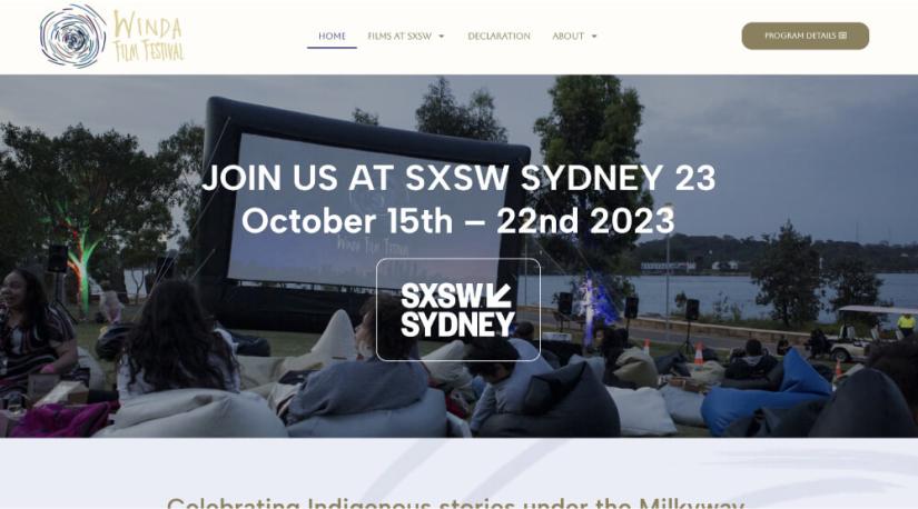Winda Film Festival Website