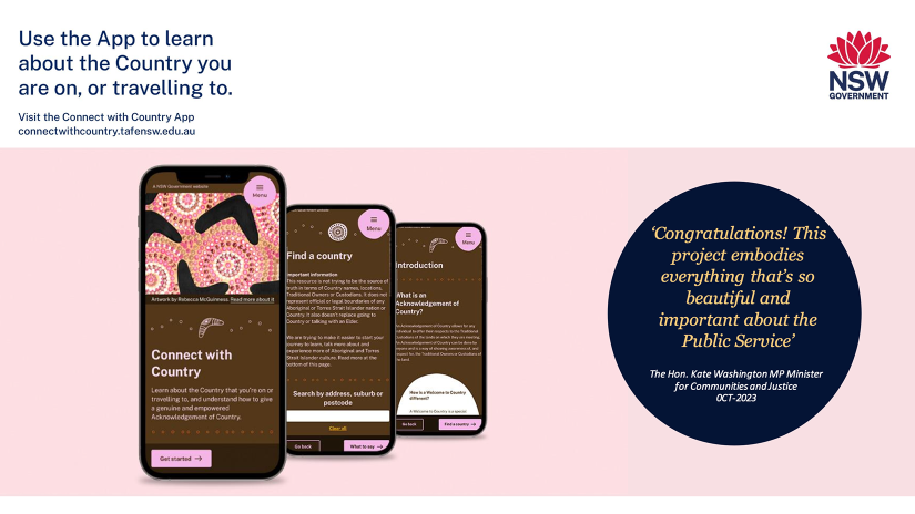 Connect With Country App on the NSW Government website
