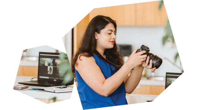 Loaned film equipment used at home