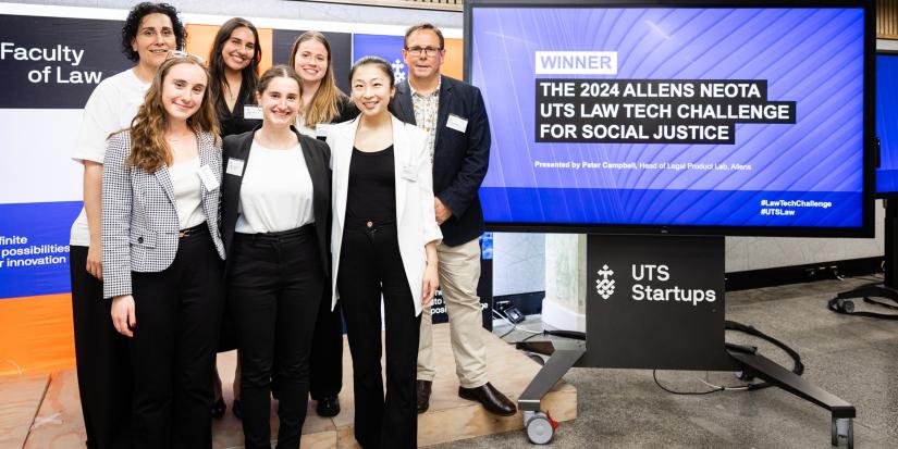 2024 winners of the Allens Neota Law Tech Challenge for Social Justice