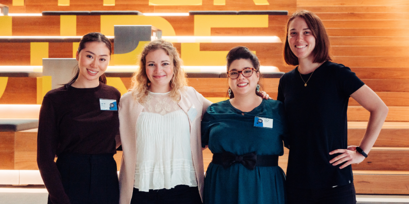 Lucy mentors and their mentees.