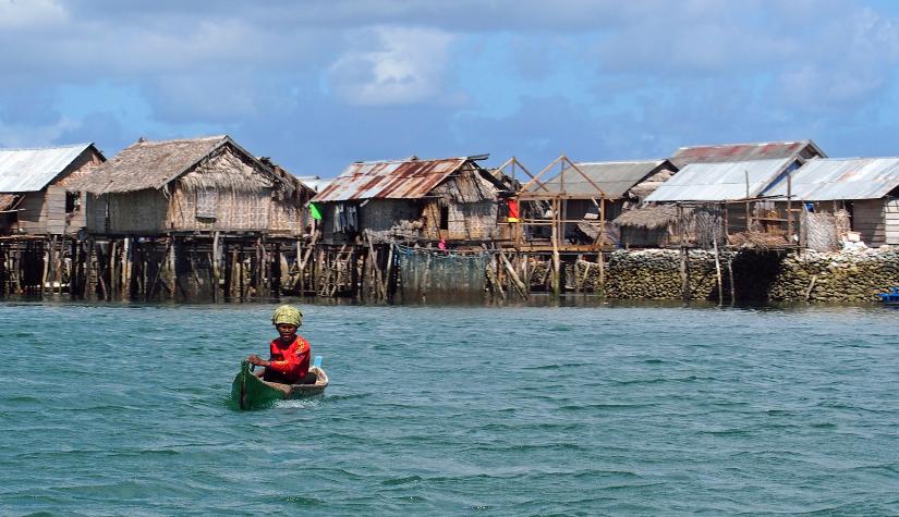 3. Bajo village in Indonesia reliant on healthy coral reefs for their subsistence and way of life (credit - E.Camp)