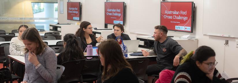 TD Electives students collaborating with Transdisciplinary School partner Australian Red Cross