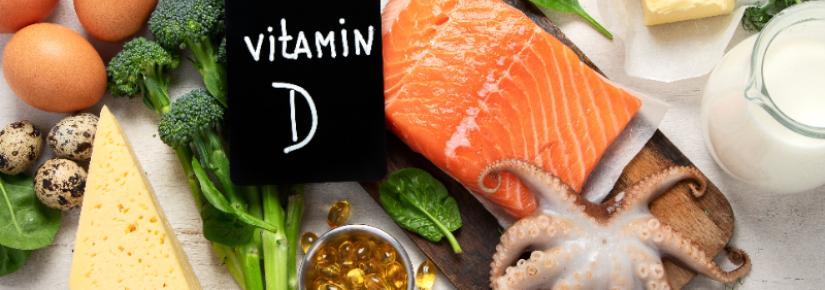 Vitamin D foods - fish, eggs, cheese