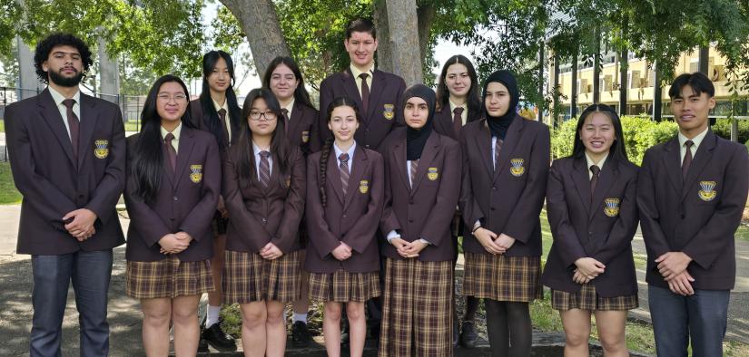 Student captains from Fairvale High School