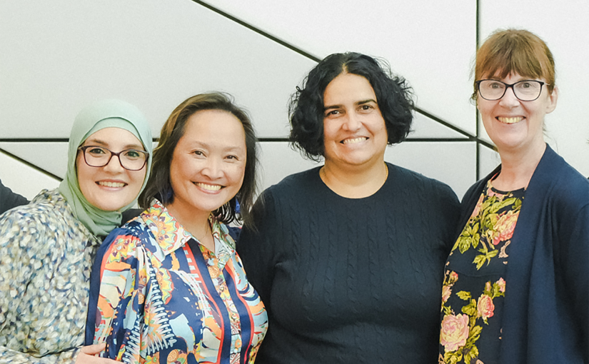 Dr Rayan Saleh Moussa, Dr Vanessa Yenson, Professor Meera Agar and Fran Hyslop