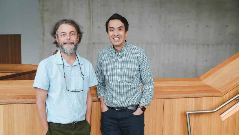 Associate Professor Tim Luckett and Professor Brian Le