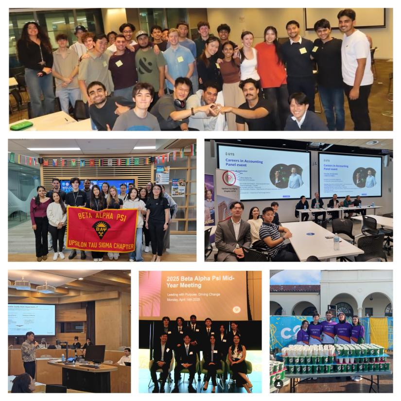 UTS Beta Alpha Psi collage