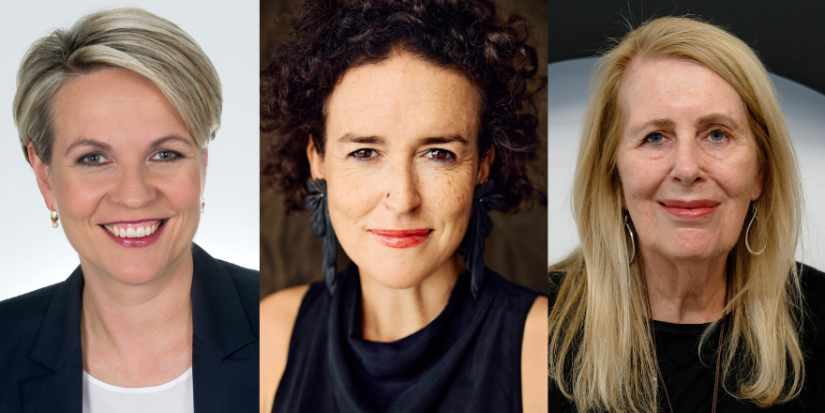 Photo of The Hon Tanya Plibersek MP Jess Hill and Anne Summers AO