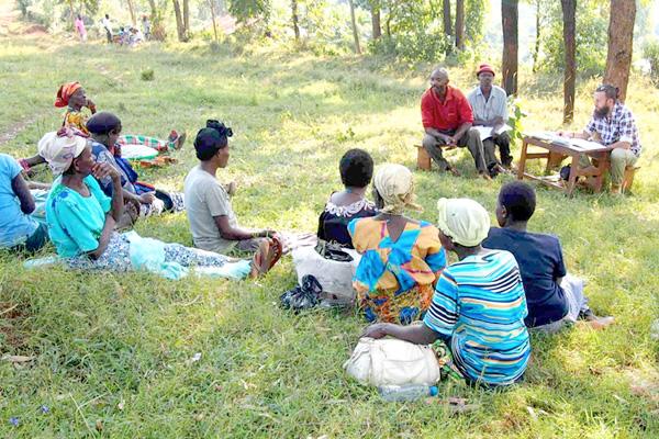 Mitch Horrocks conducting research in Uganda