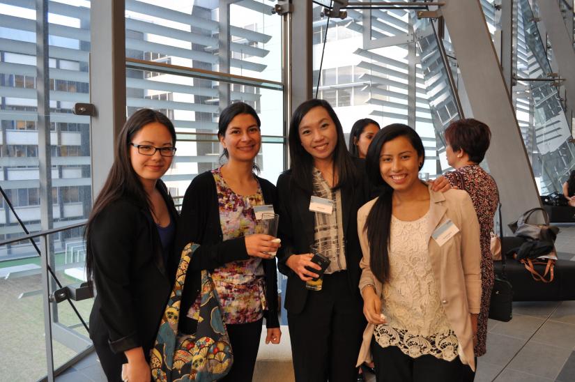 Group shot of some of the Lucy Mentoring Program participants