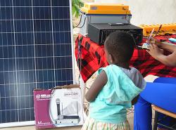 solar powered karaoke in Tanzania