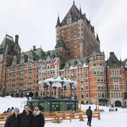 Photo of Sahara and friends in Quebec