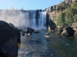 Photo of waterfall in Chile