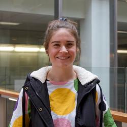 Portrait shot of Rosie in UTS building 10
