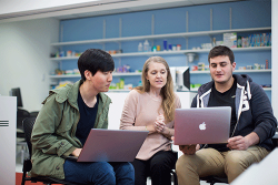 UTS Pharmacy academic working with students