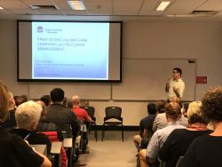 Glen Humphries presenting at the seminar