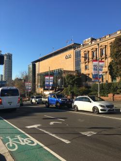 View of road and cars