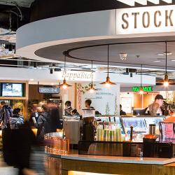 UTS Central food court with customers