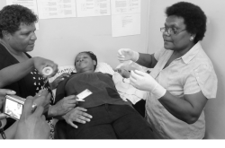 Nurses conducting practical