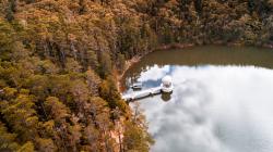 Aerial photograph of Maroondah Dam, Victoria