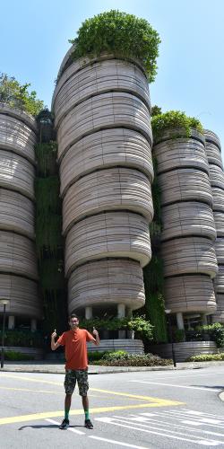 BIT Scholarship recipient Ahnaf Rahman at Singapore’s Nanyang Technological University (NTU)