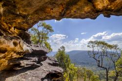 Cave in bushland around Sydney, Australia