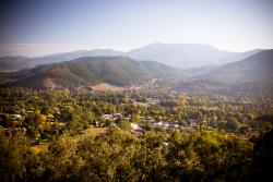 View of regional town